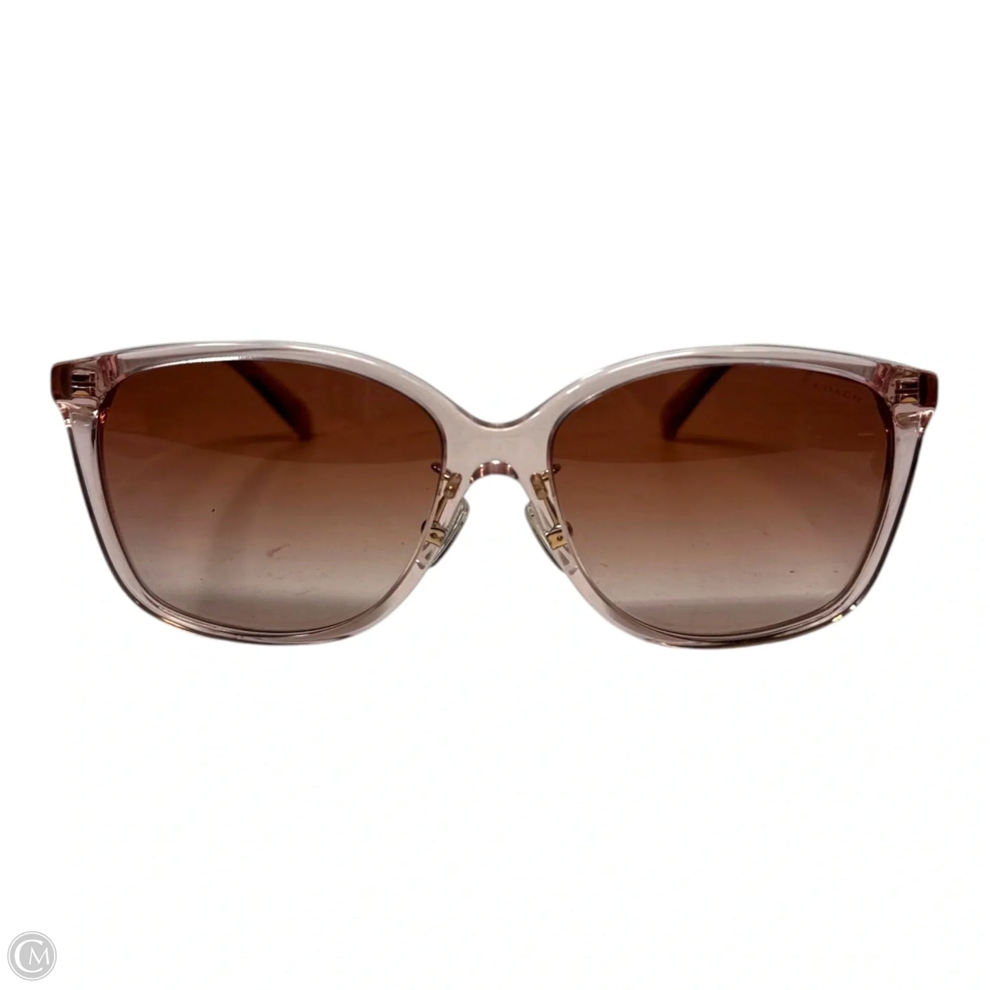 Transparent Square Frame Sunglasses Designer By Coach