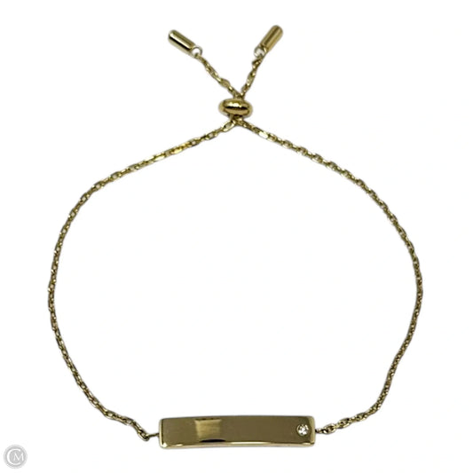 Gold Tone Slider Bracelet
