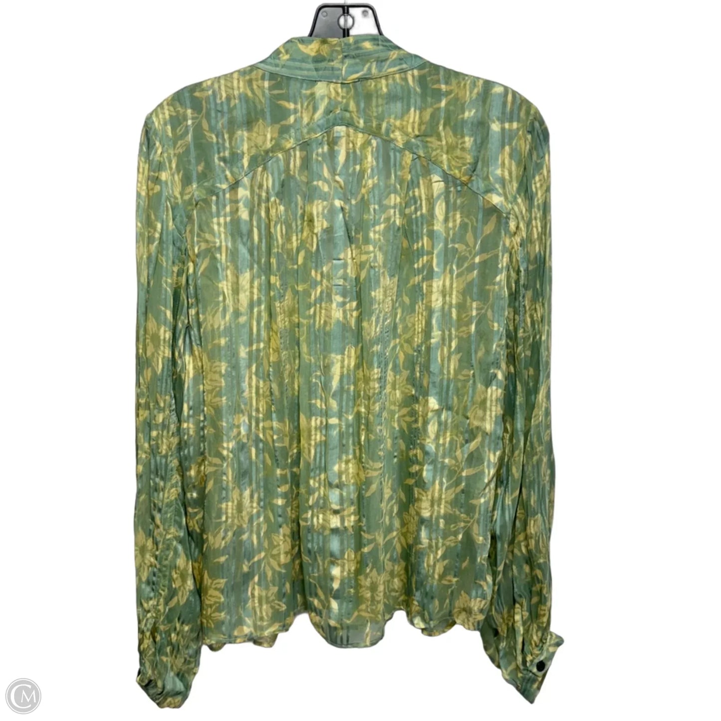 Top Long Sleeve By Rag And Bone In Floral Print, Size: M