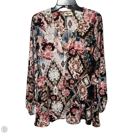 Tunic Long Sleeve By Show Me Your Mumu In Multi-colored, Size: S