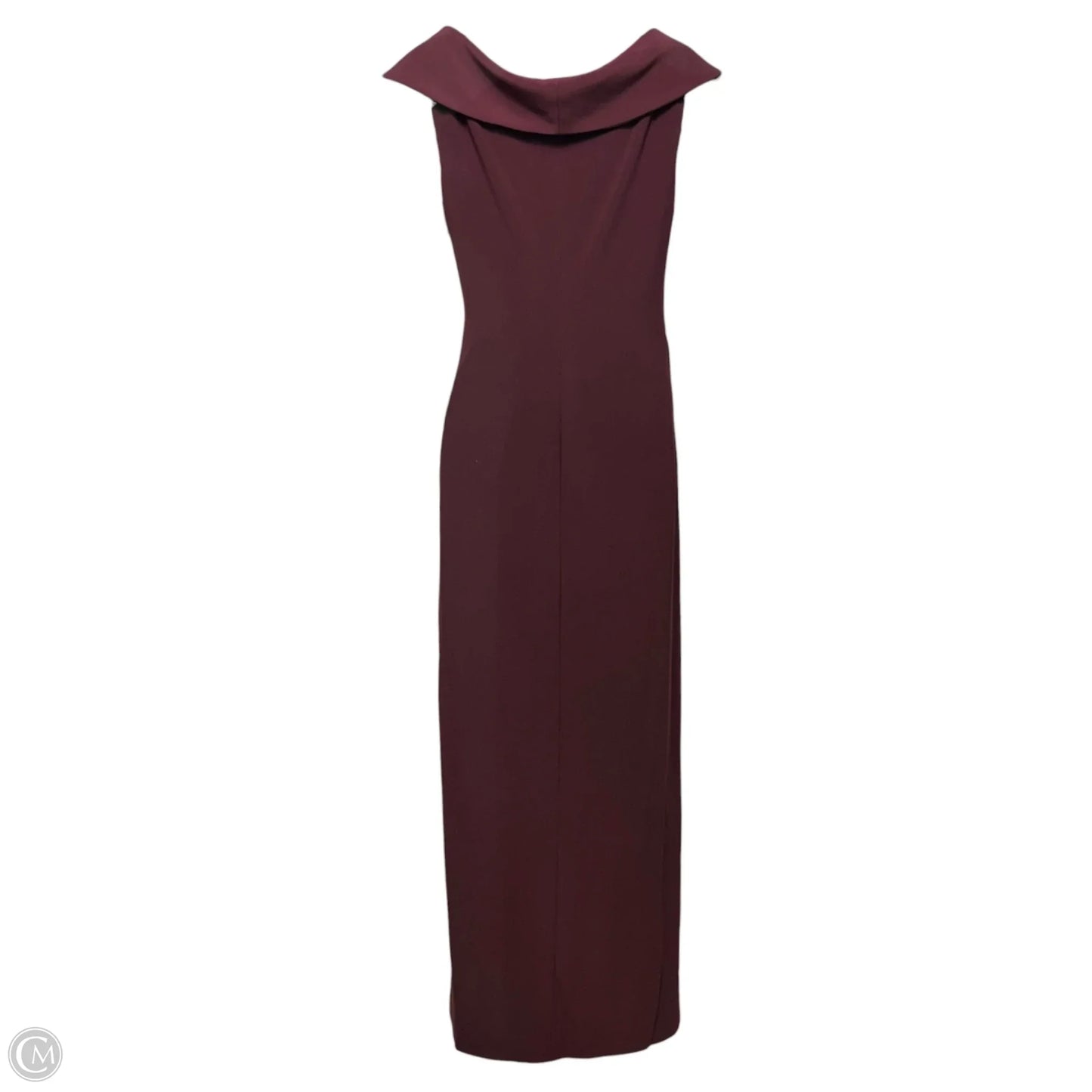Leonidas Dress Party Long By Lauren By Ralph Lauren In Maroon, Size: 2