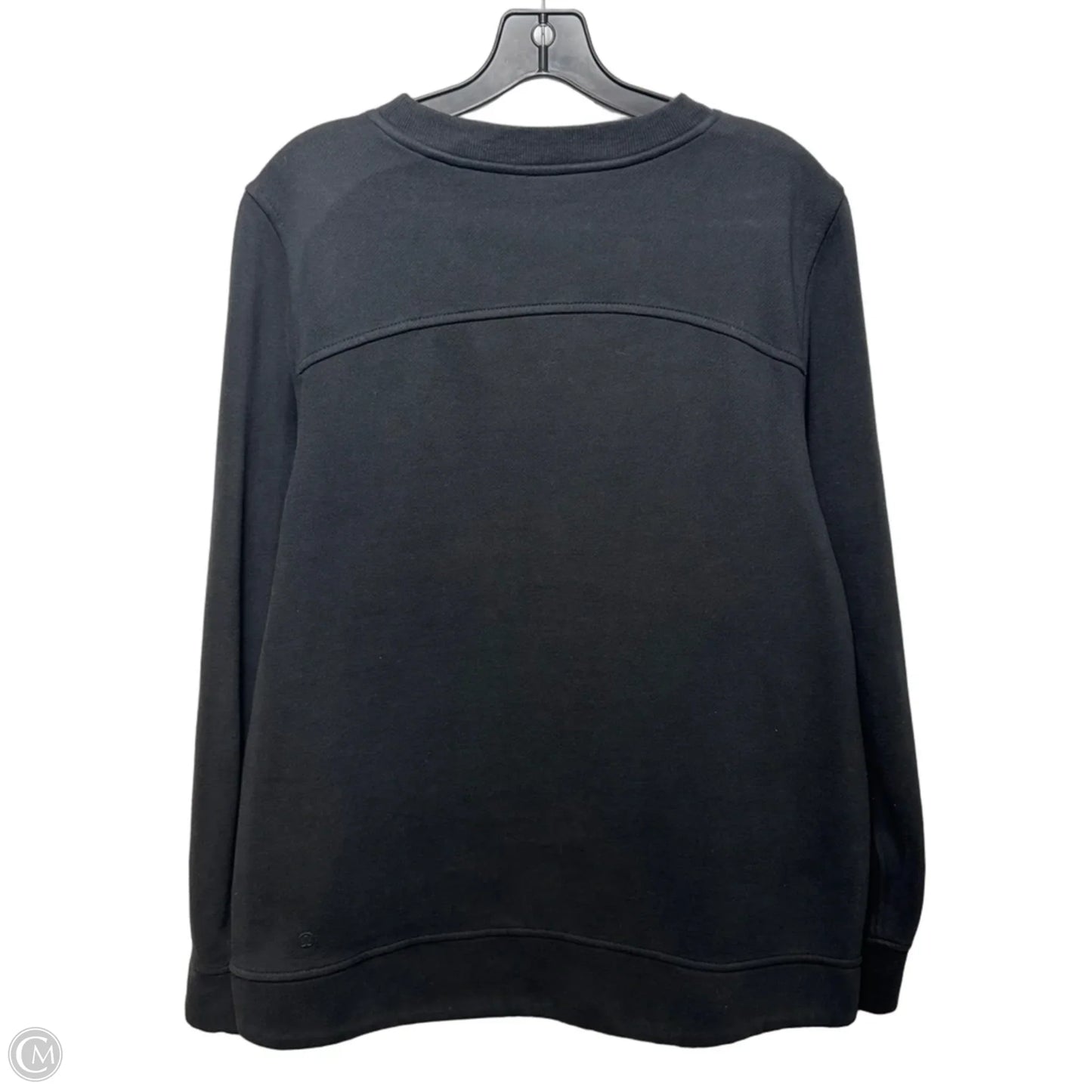 Athletic Sweatshirt By Lululemon In Black, Size: 12