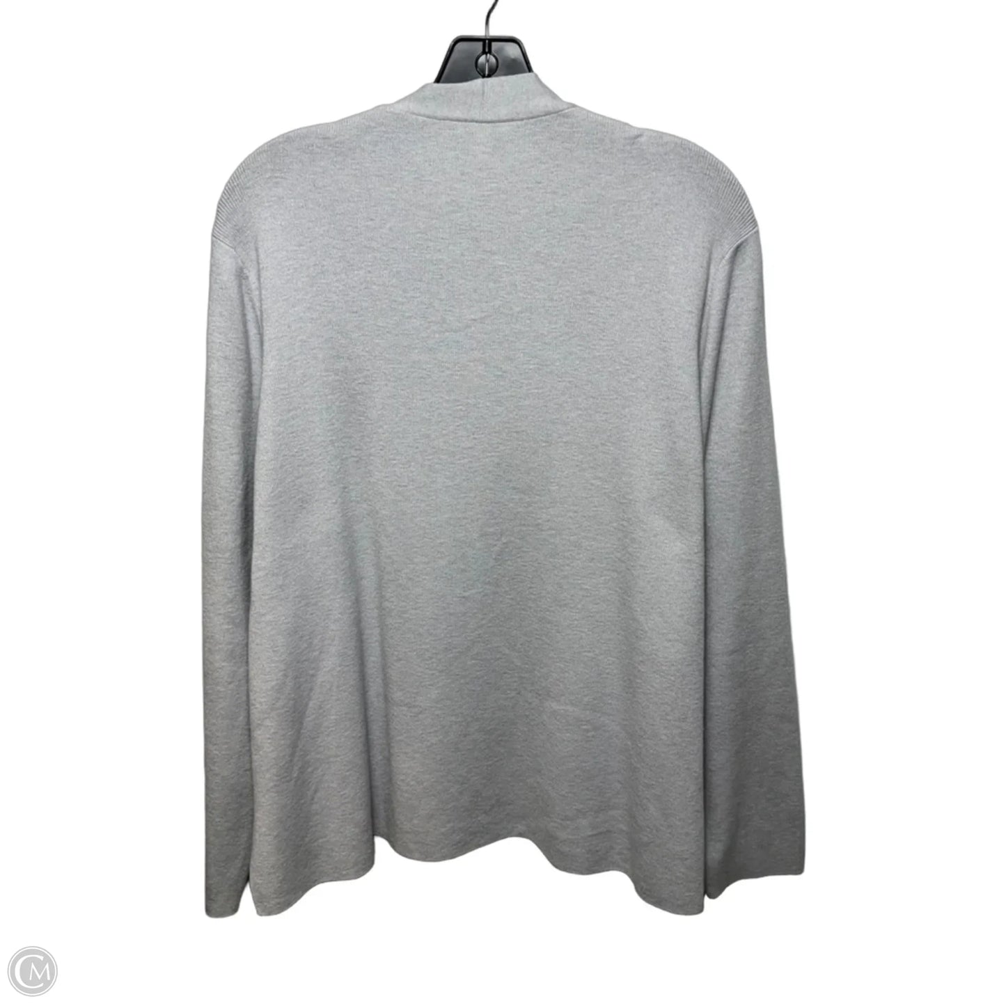 Sweater Cardigan By J. Jill In Silver, Size: Xl