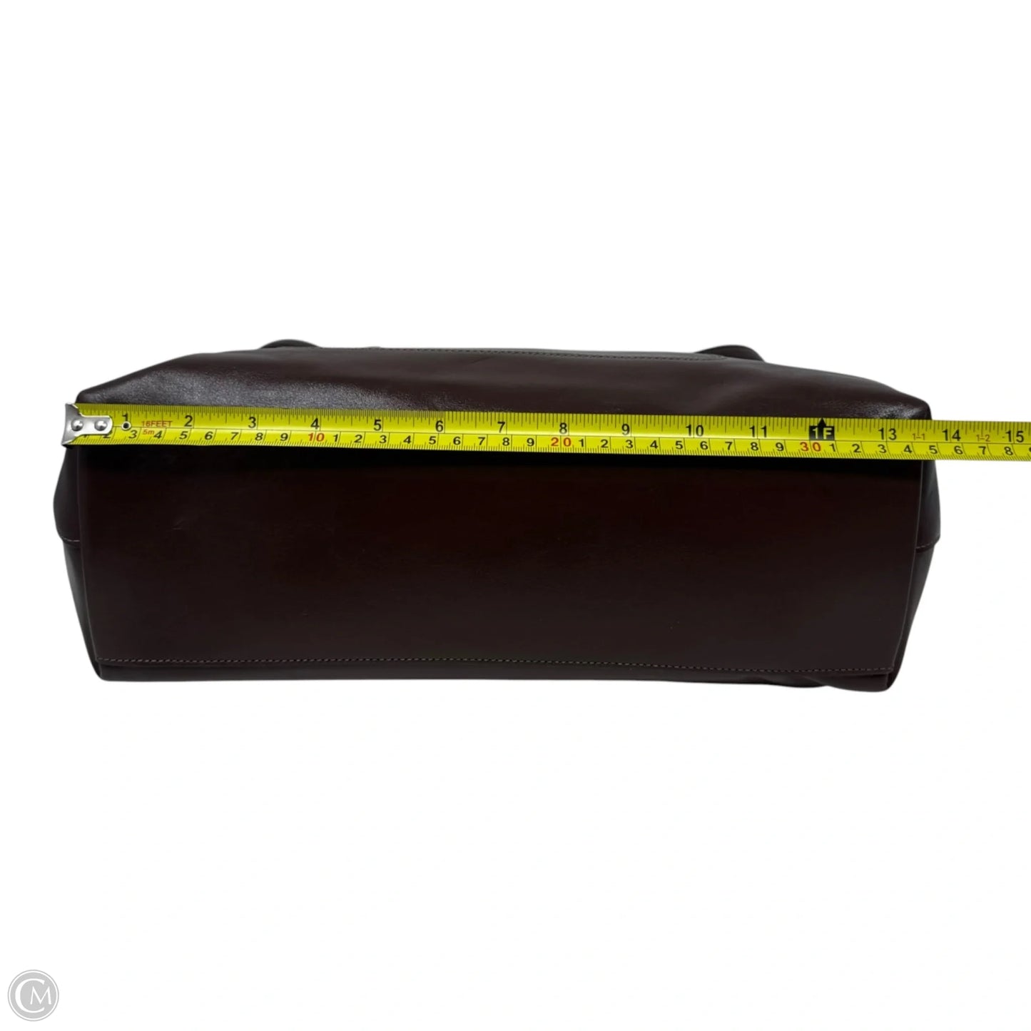 Station Shiny Smooth Tote Designer By Coach, Size: Large