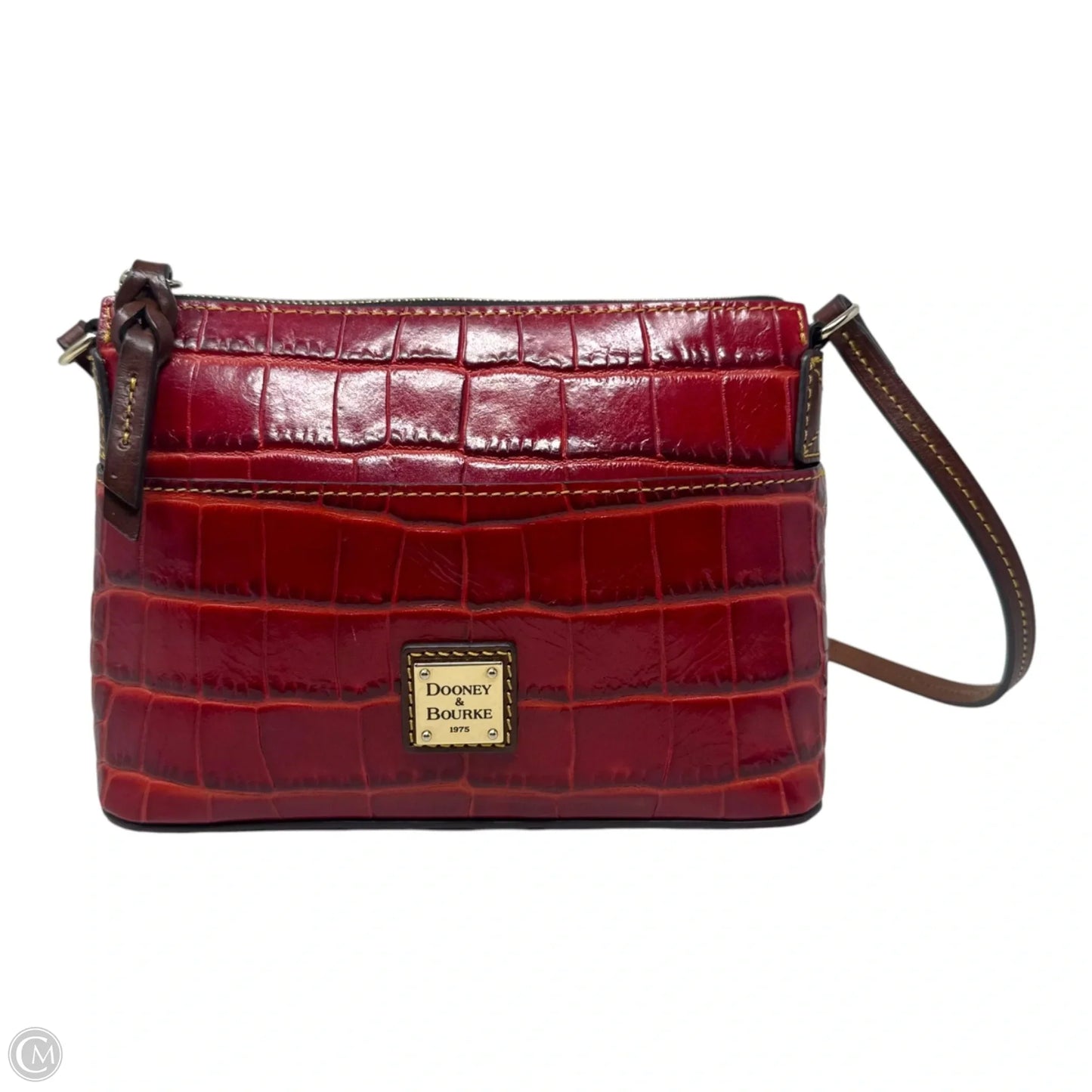 Croco Crossbody Designer By Dooney And Bourke, Size: Small