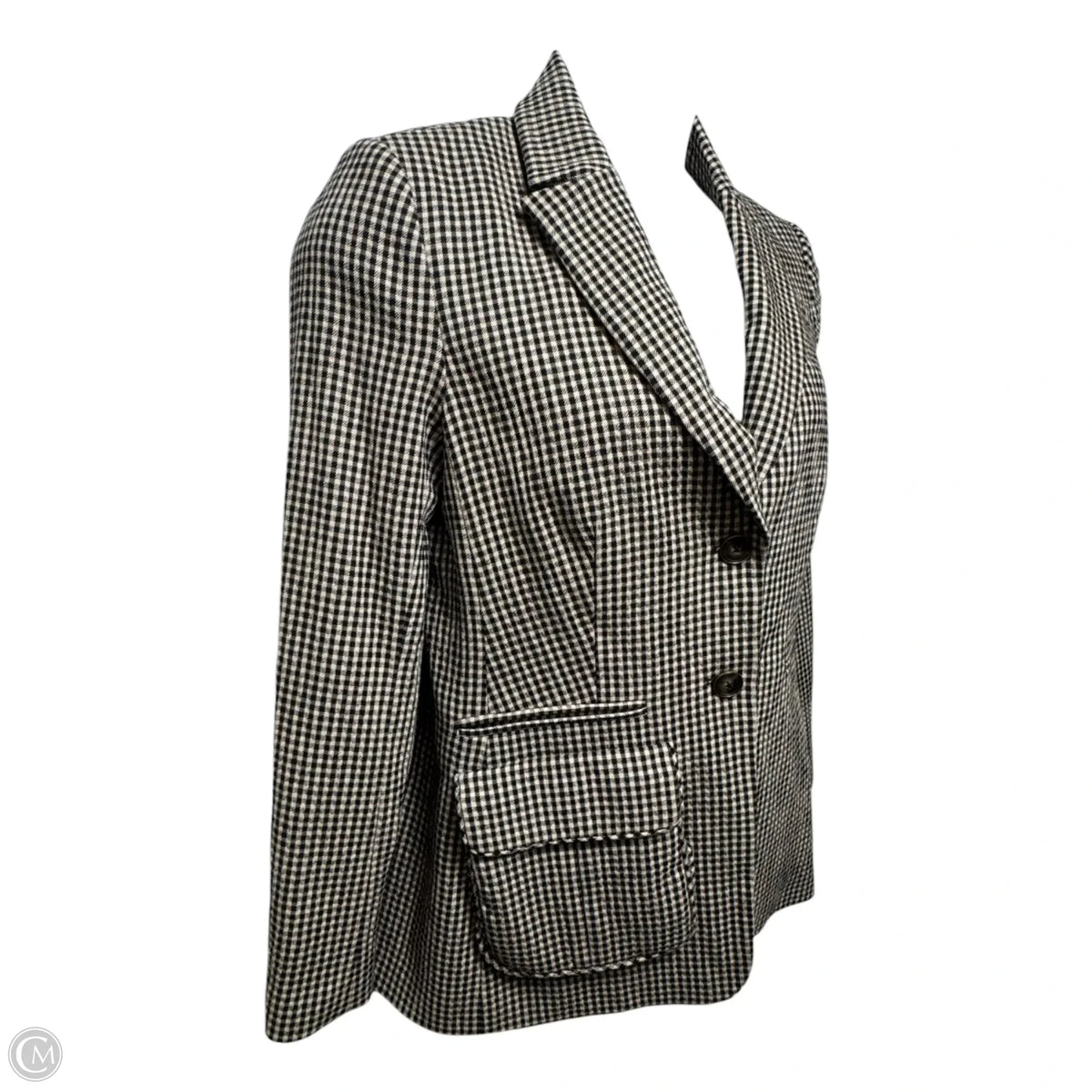 Blazer By Pearl In Checkered Pattern, Size: 8