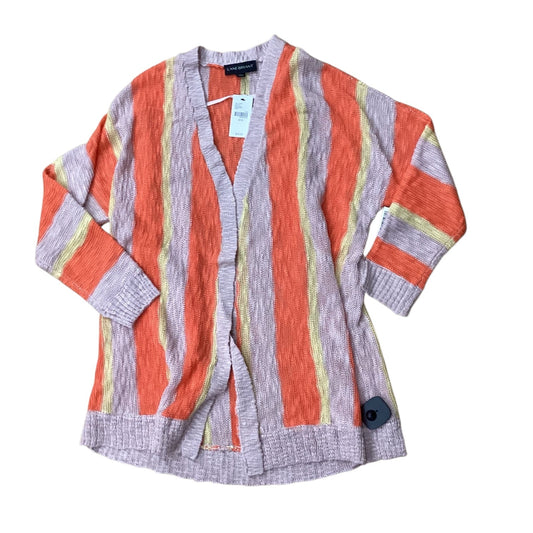 Sweater Cardigan By Lane Bryant In Striped Pattern, Size:Xl