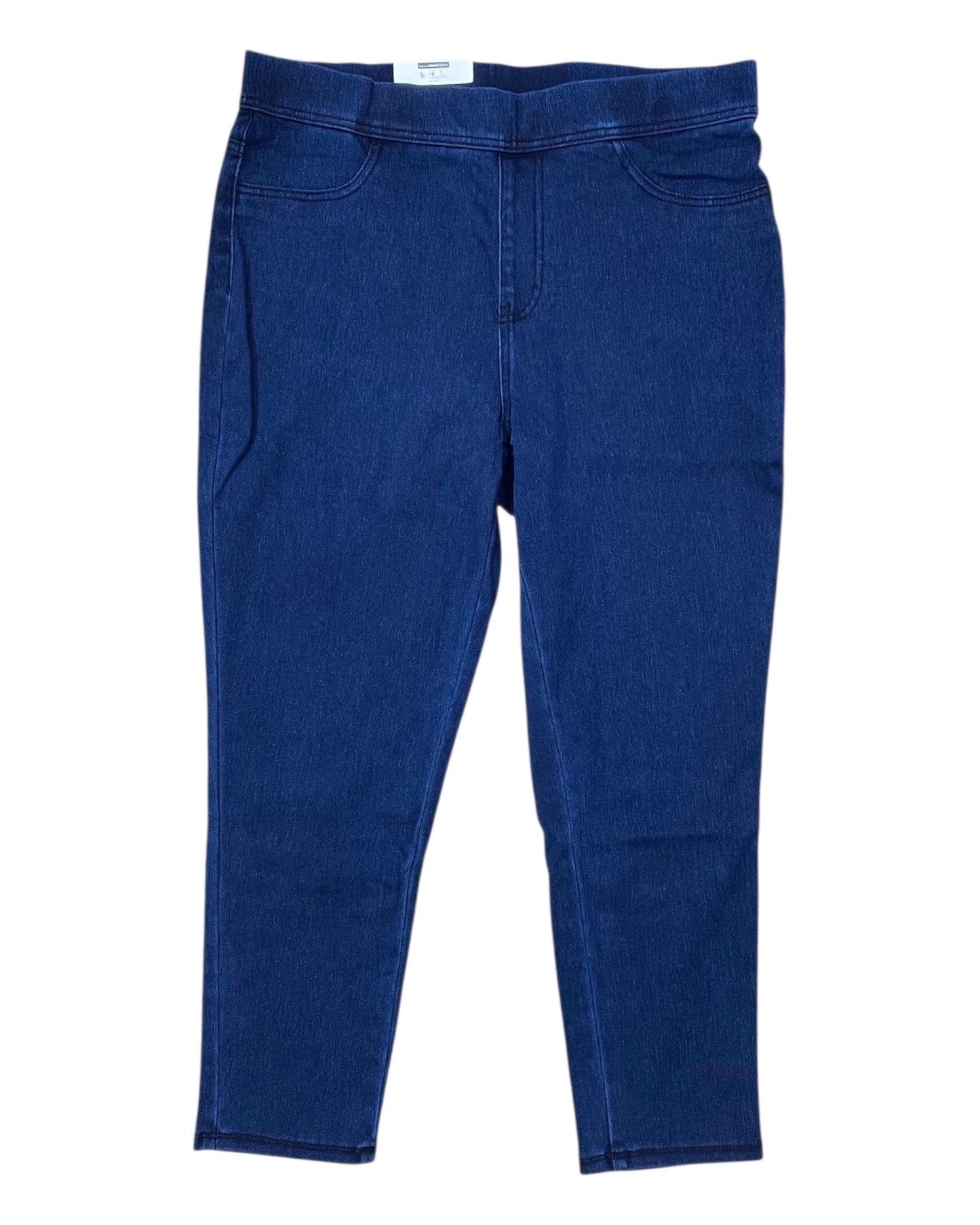 Jeans Cropped By Time And Tru In Blue, Size:L