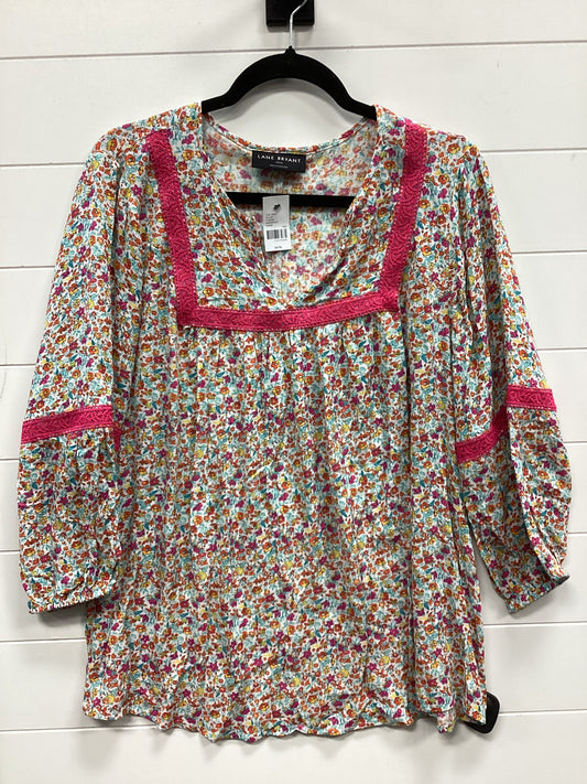 Top Ls By Lane Bryant In Floral Print, Size:Xl