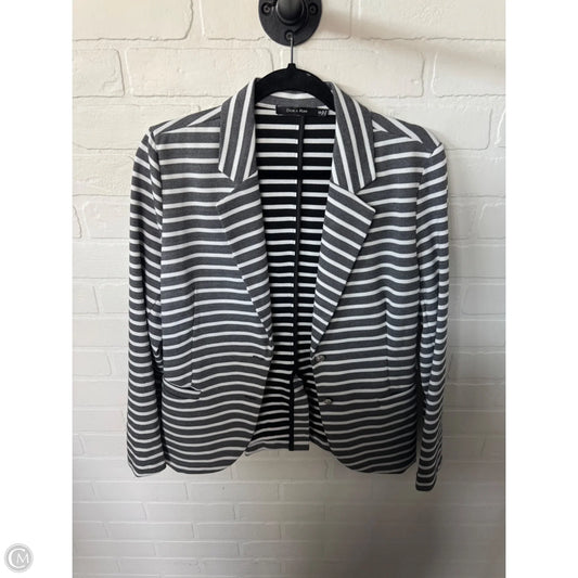 Blazer By Doe & Rae In Grey & White, Size: S
