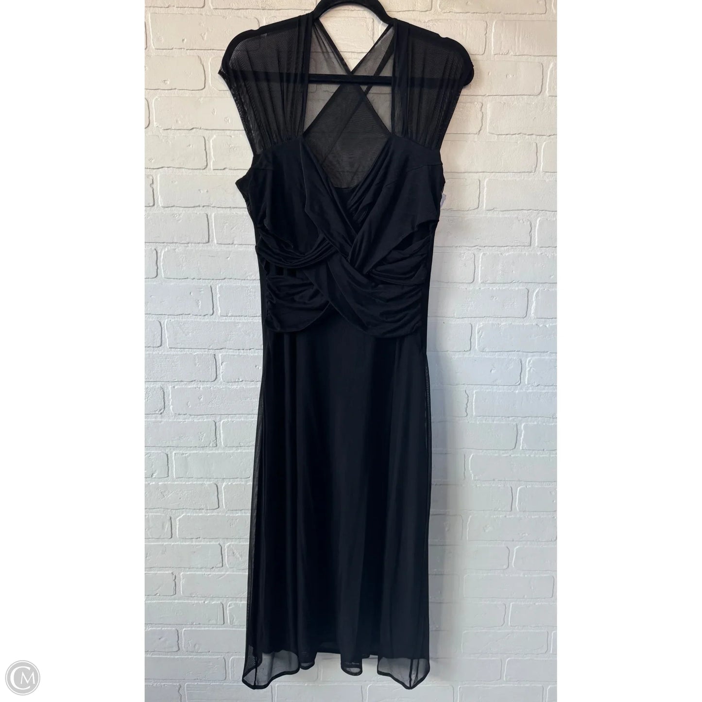 Dress Party Midi By Cma In Black, Size: S