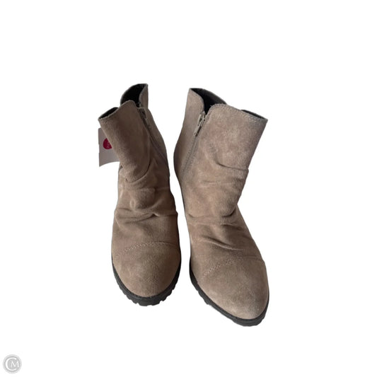Boots Ankle Heels By White Mountain In Tan, Size: 8.5