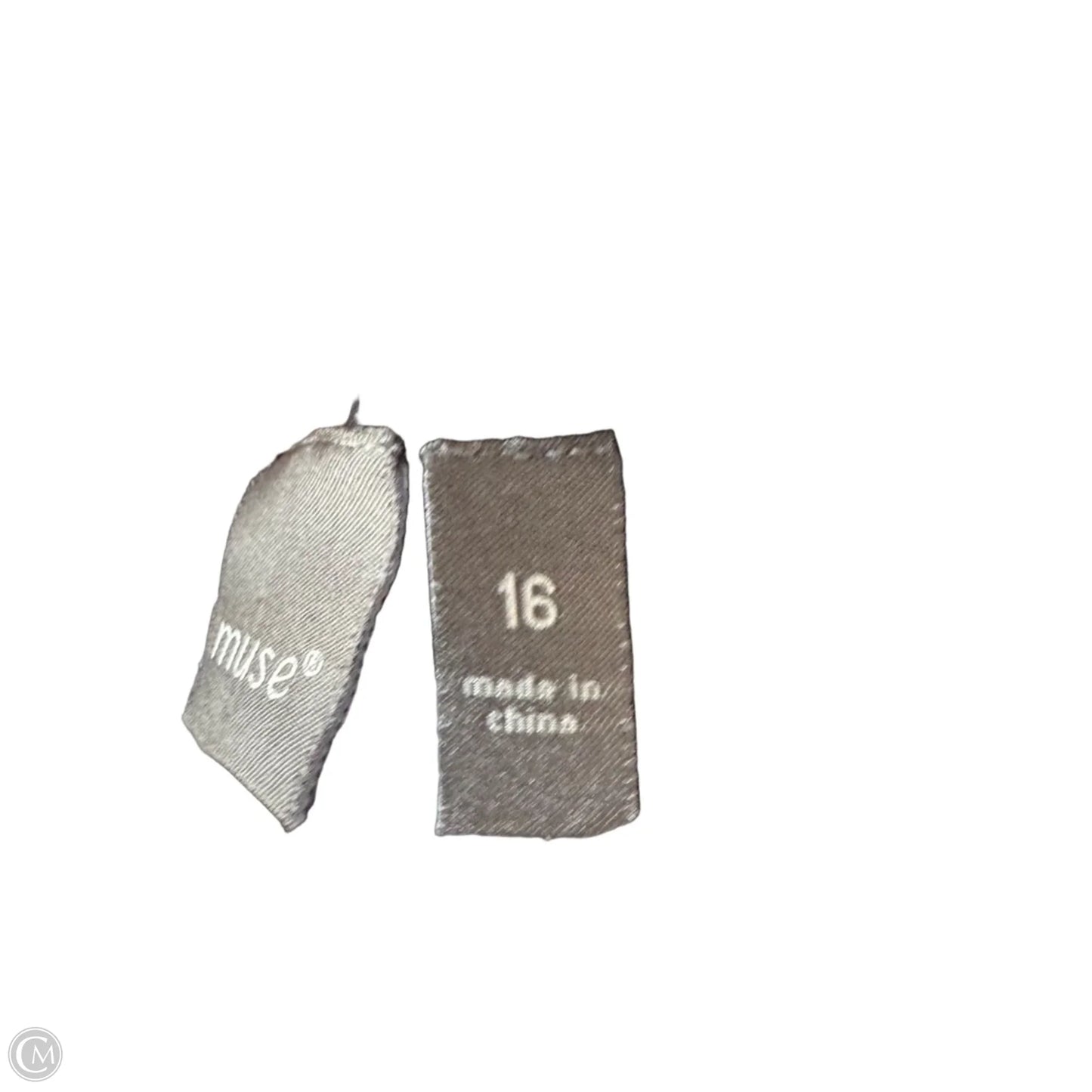 Dress Work By Muse In Black & Grey, Size: Xl