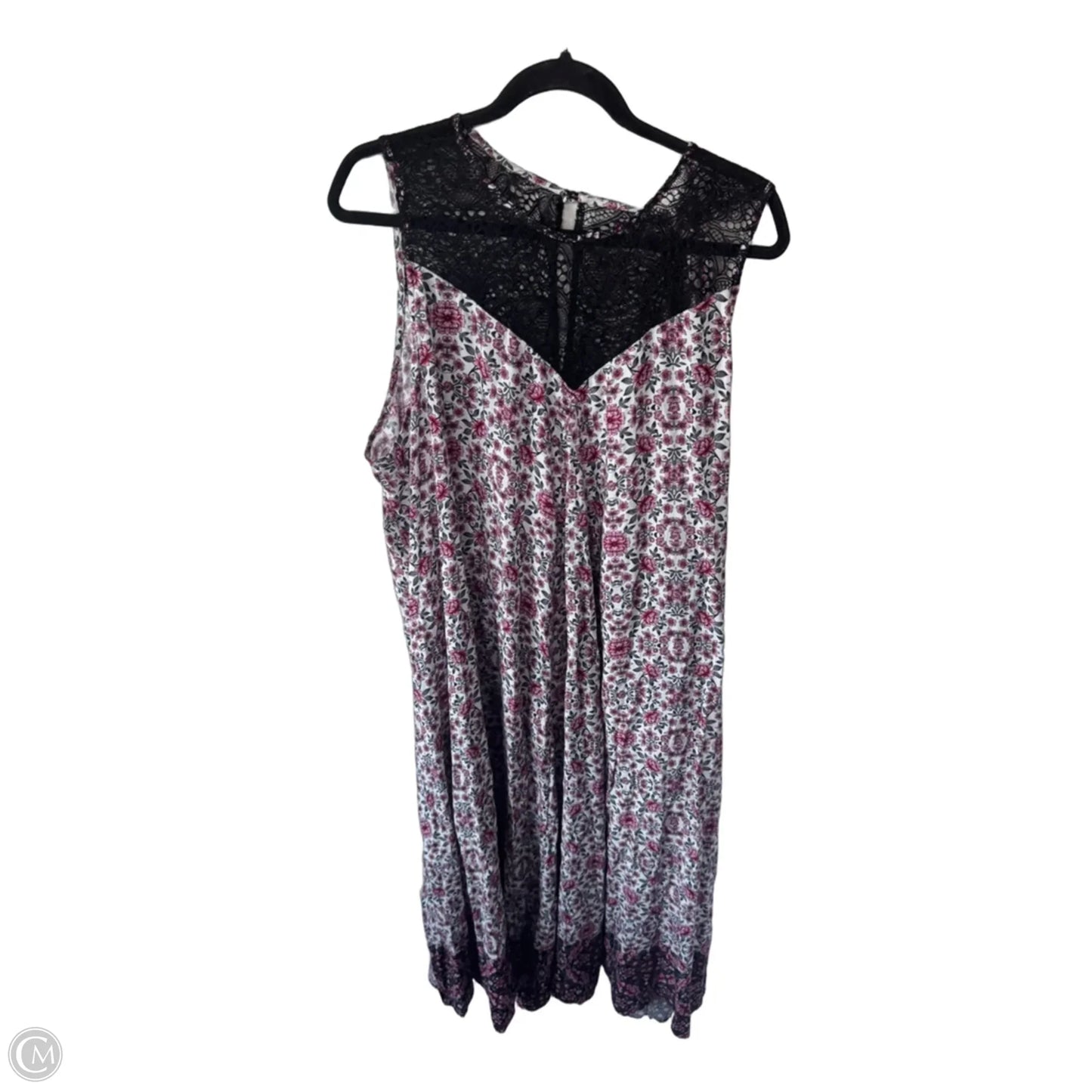 Dress Casual Maxi By Torrid In Black & Pink, Size: 4x