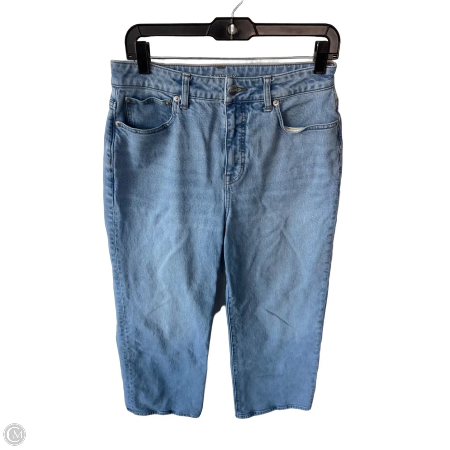 Jeans Straight By J. Crew In Blue Denim, Size: 28