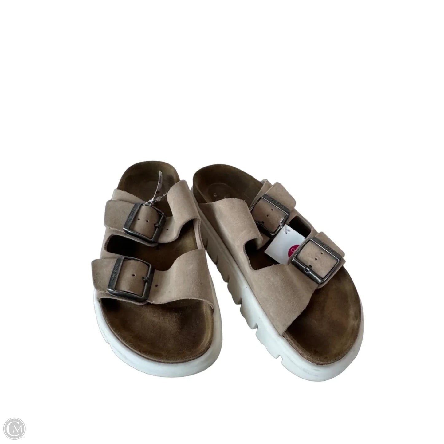 Sandals Flats By Cma In Tan, Size: 6.5