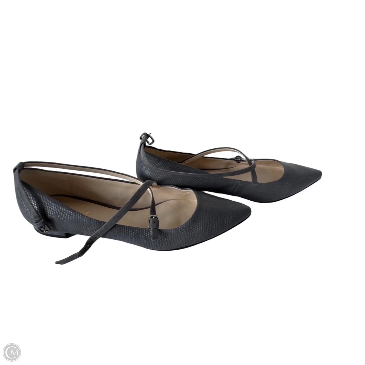 Shoes Flats By Nine West In Grey, Size: 9.5
