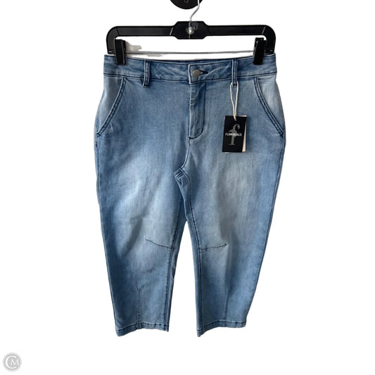 Jeans Wide Leg By Clothes Mentor In Blue Denim, Size: 4