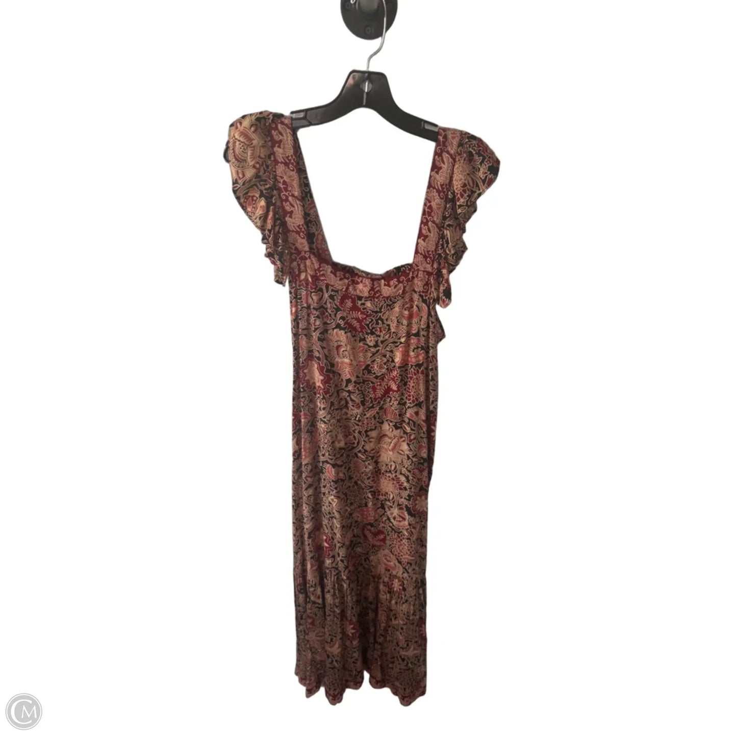Dress Casual Maxi By Cma In Black & Red, Size: M