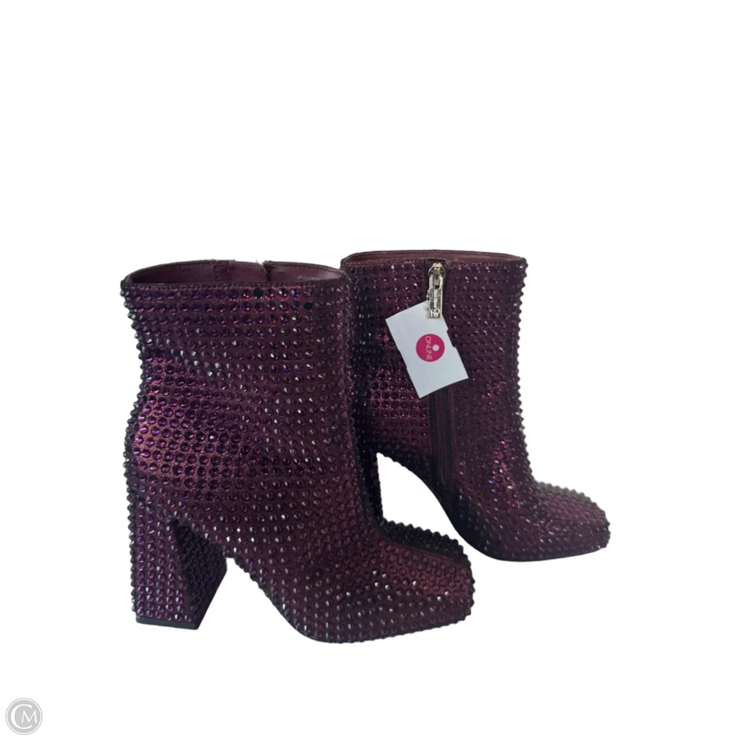 Boots Ankle Heels By Jessica Simpson In Red, Size: 6