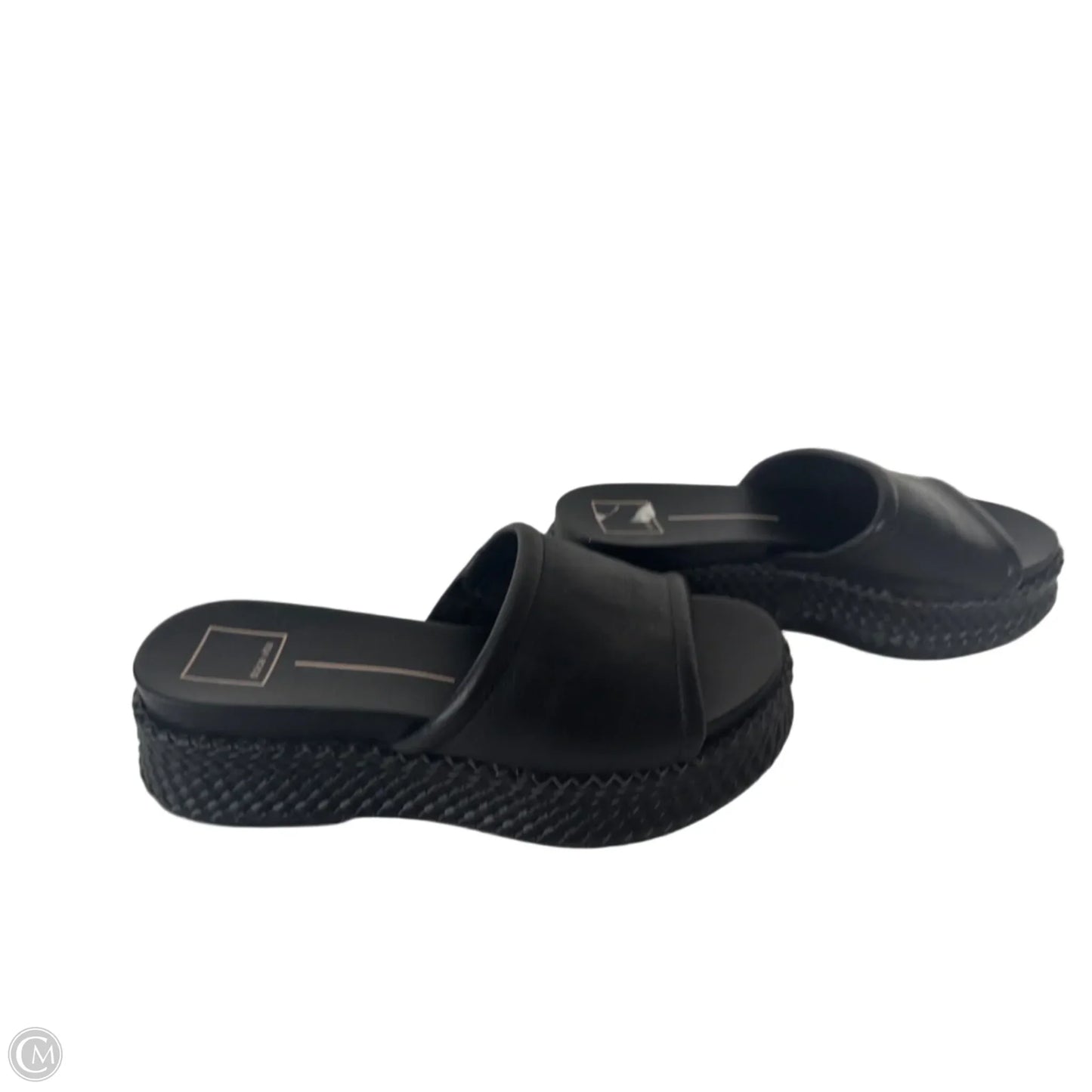 Sandals Heels Wedge By Dolce Vita In Black, Size: 8
