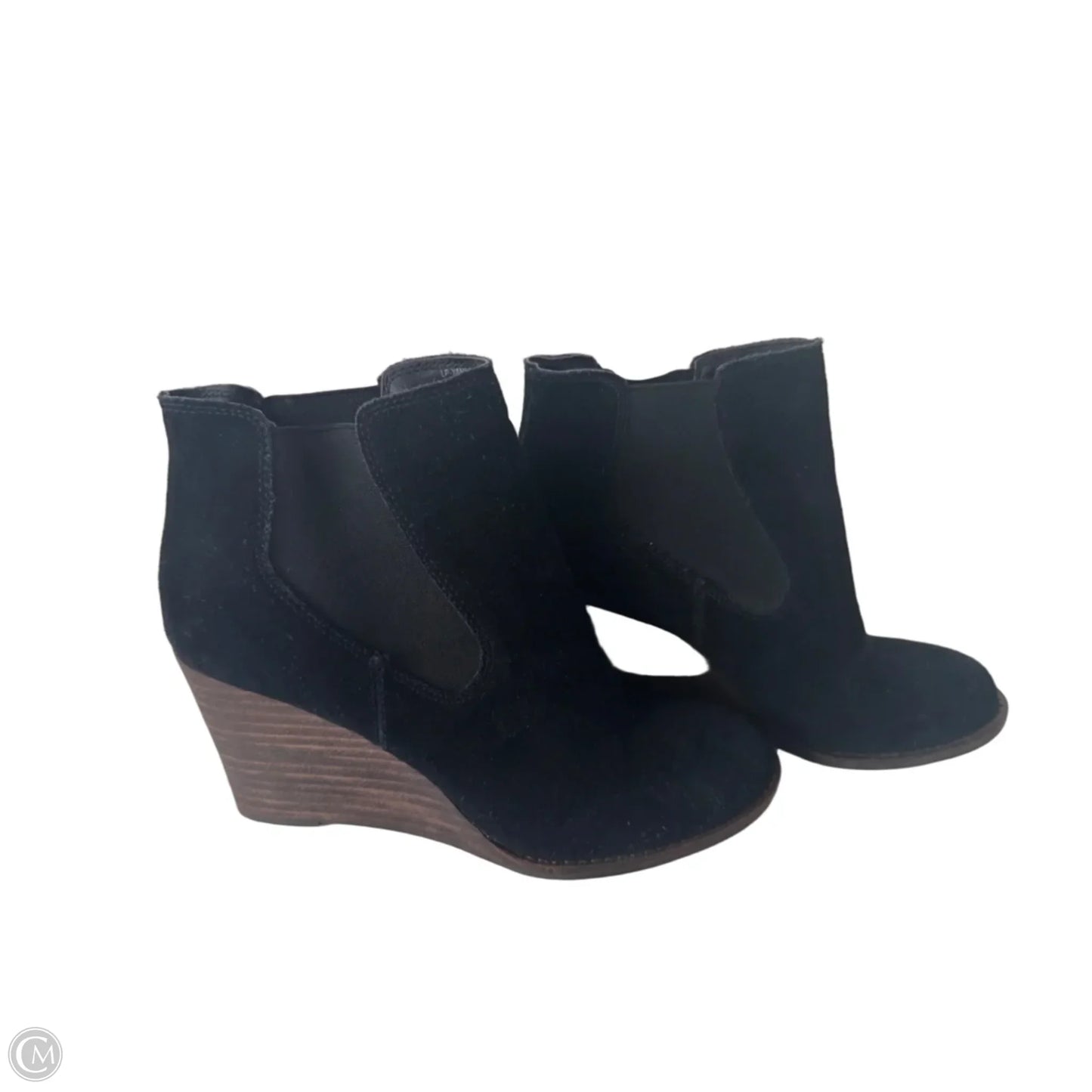 Boots Ankle Heels By Lucky Brand In Black, Size: 6