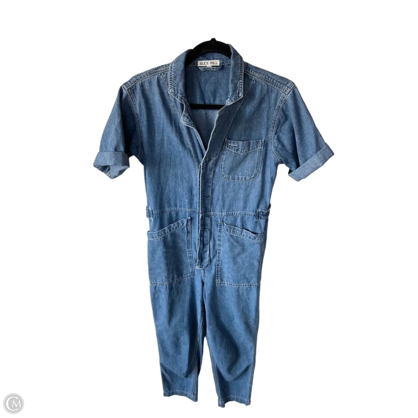 Jumpsuit By Cmb In Blue Denim, Size: Xs