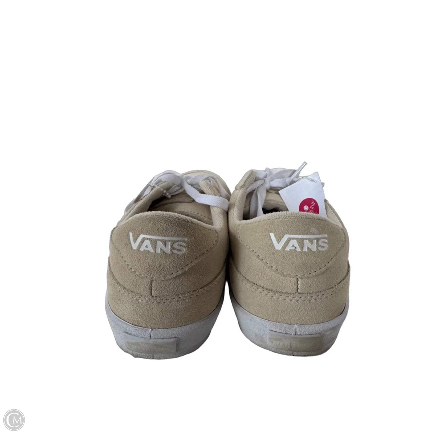 Shoes Sneakers By Vans In Tan, Size: 9