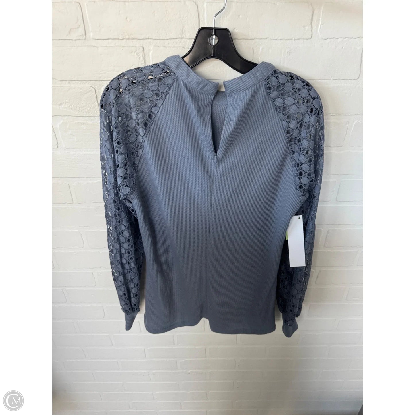 Top Long Sleeve By Miholl In Blue, Size: S
