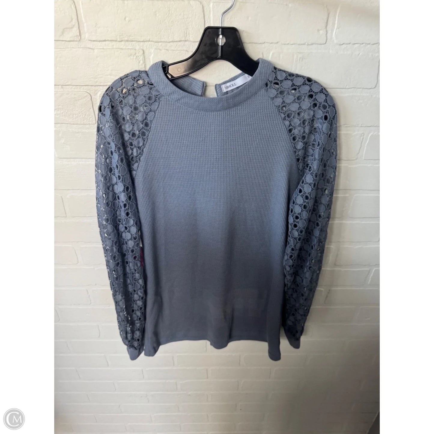 Top Long Sleeve By Miholl In Blue, Size: S