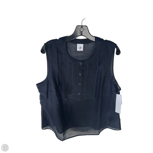 Top Sleeveless By Cabi In Navy, Size: Xl