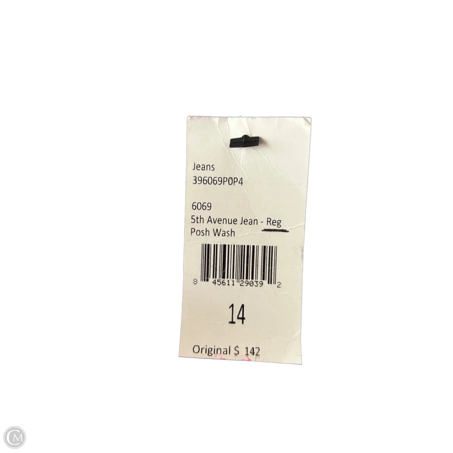 Jeans Straight By Cabi In Blue Denim, Size: 14