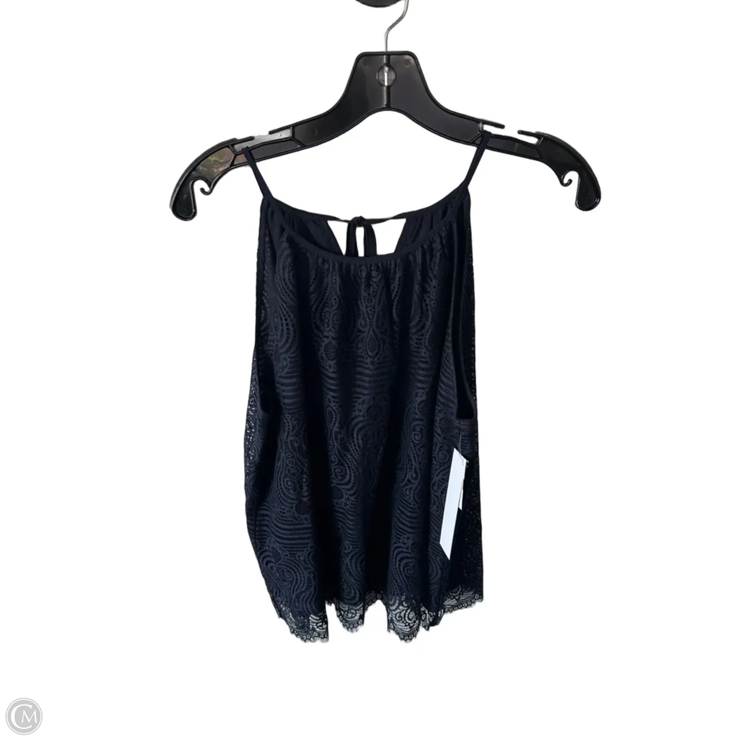 Top Sleeveless By Loft In Navy, Size: M