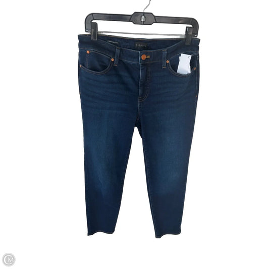 Jeans Straight By Talbots In Blue Denim, Size: 6