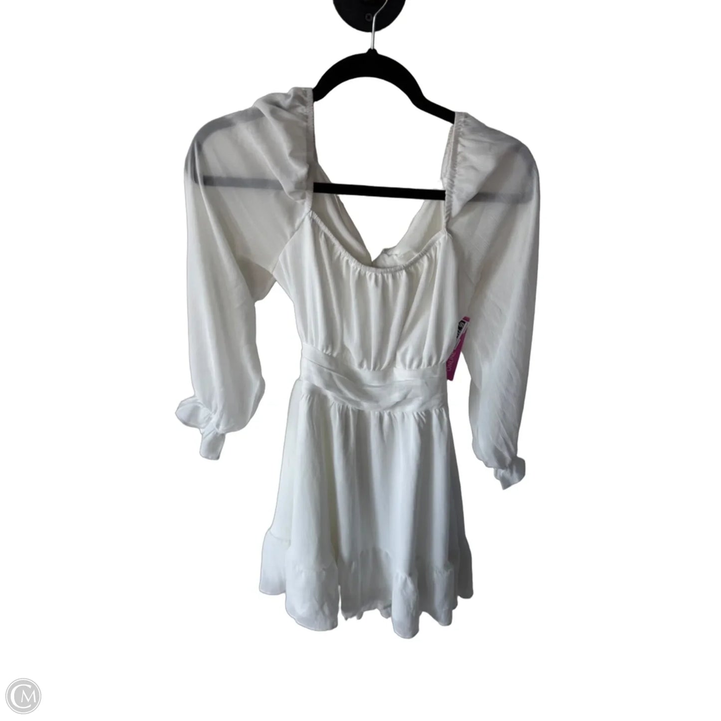 Dress Casual Short By Exlura In White, Size: S