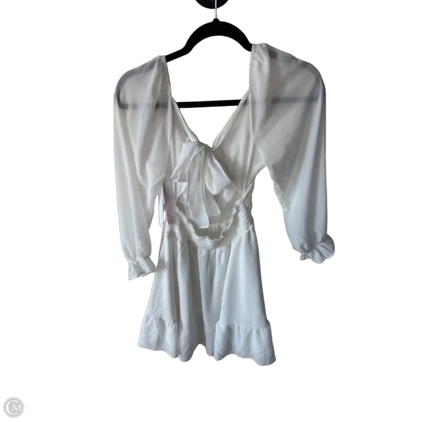 Dress Casual Short By Exlura In White, Size: S