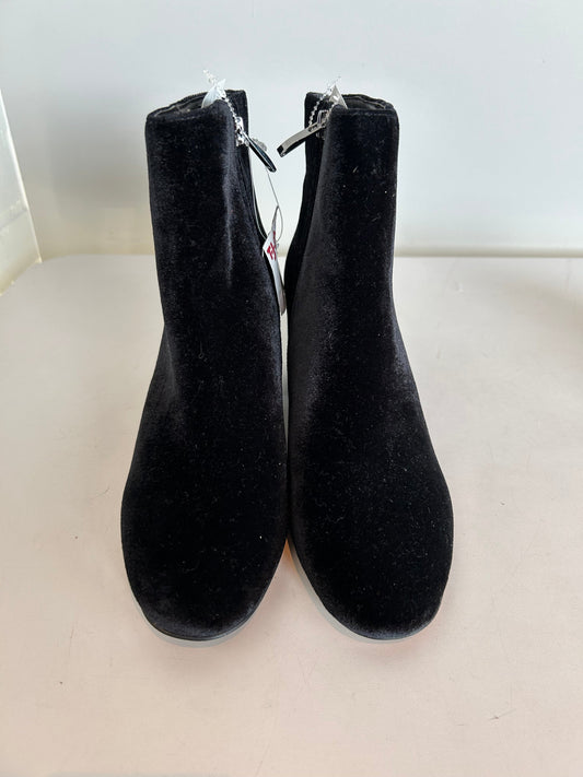 Boots Mid-calf Heels By Franco Sarto In Black, Size: 7