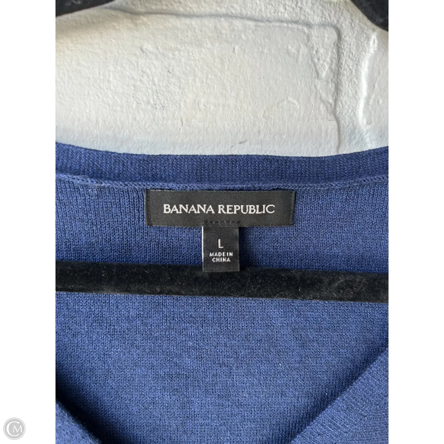 Sweater By Banana Republic In Blue, Size: L
