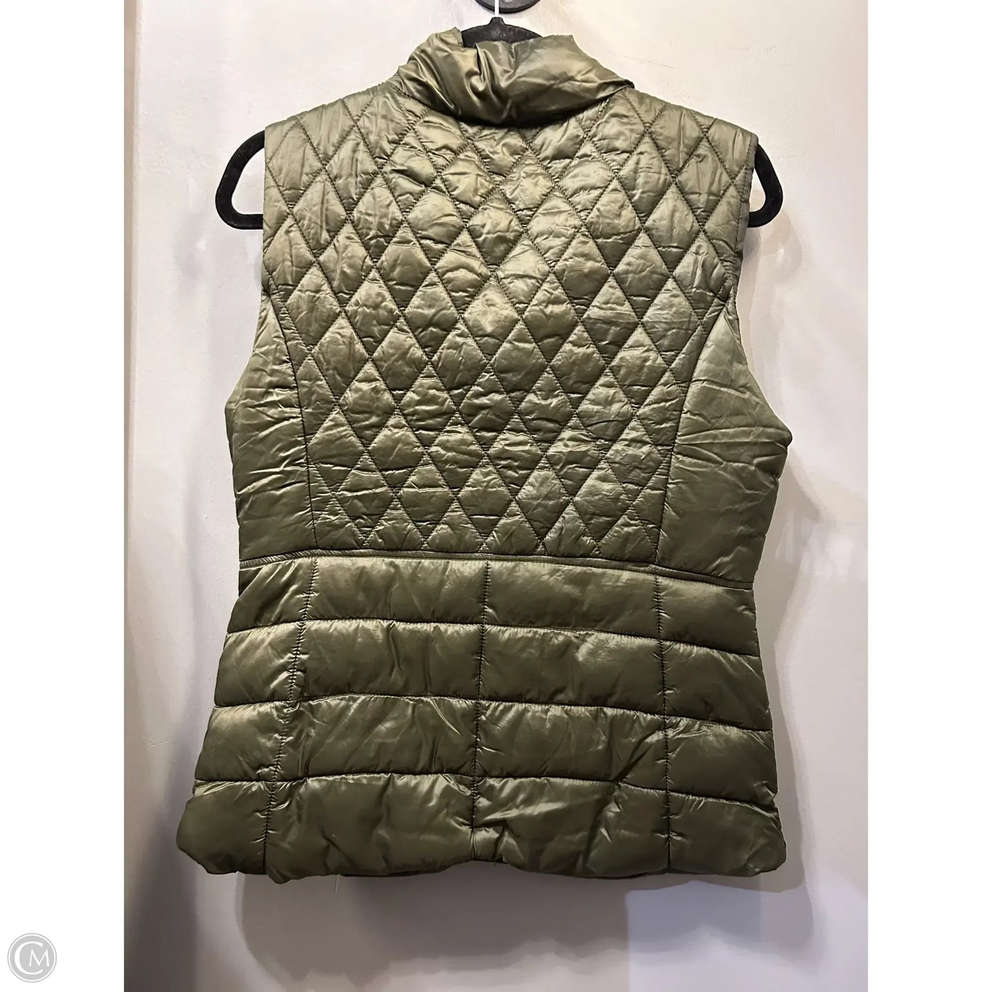 Vest Puffer & Quilted By CISONO In Green, Size: L