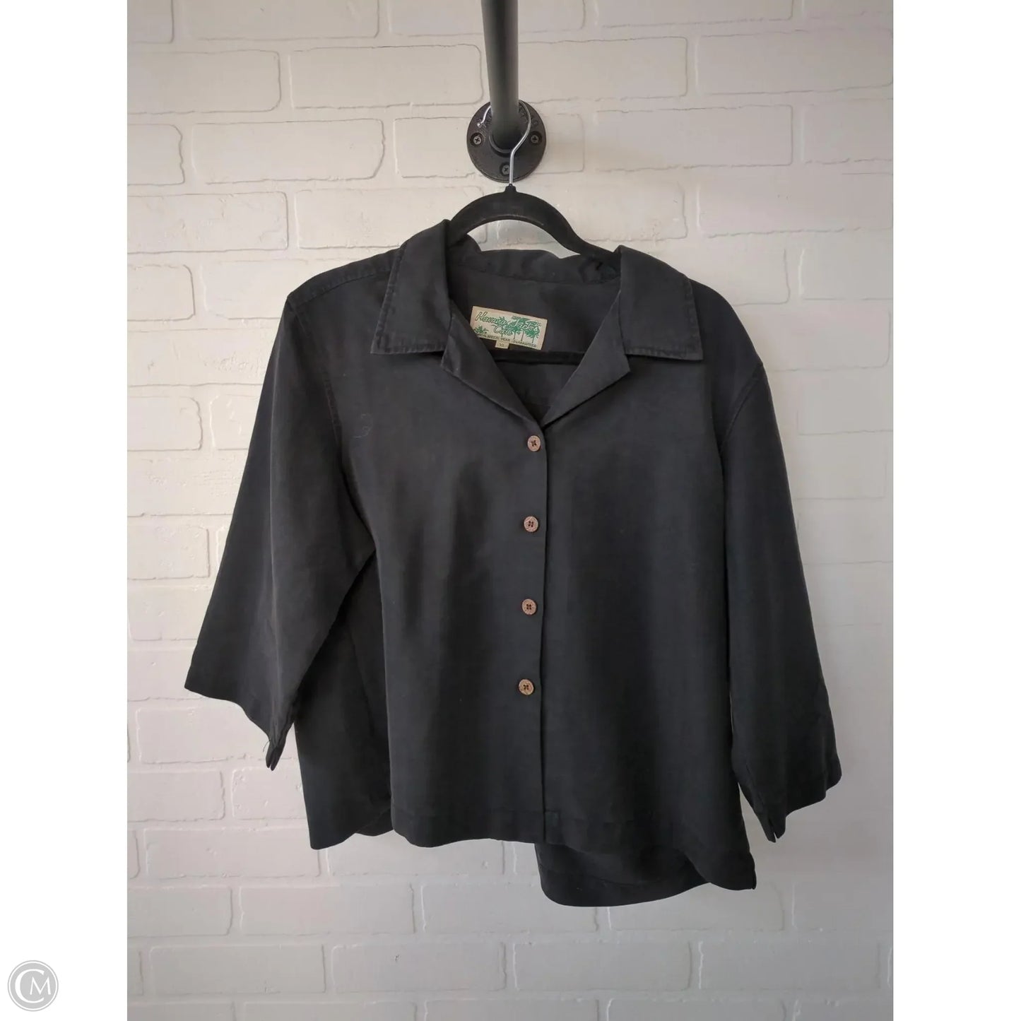 Top 3/4 Sleeve By Havana Jack In Black, Size: Xl