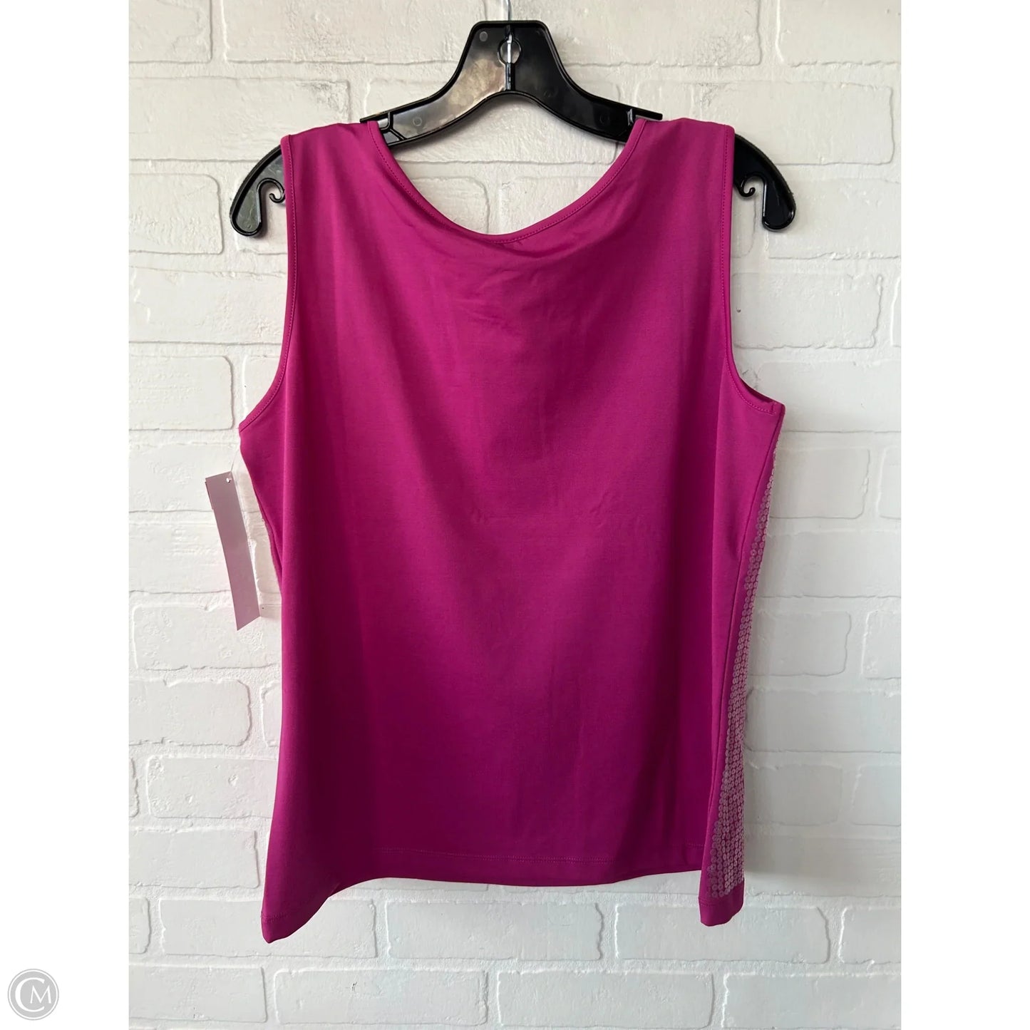 Top Sleeveless By Joan Rivers In Pink, Size: M