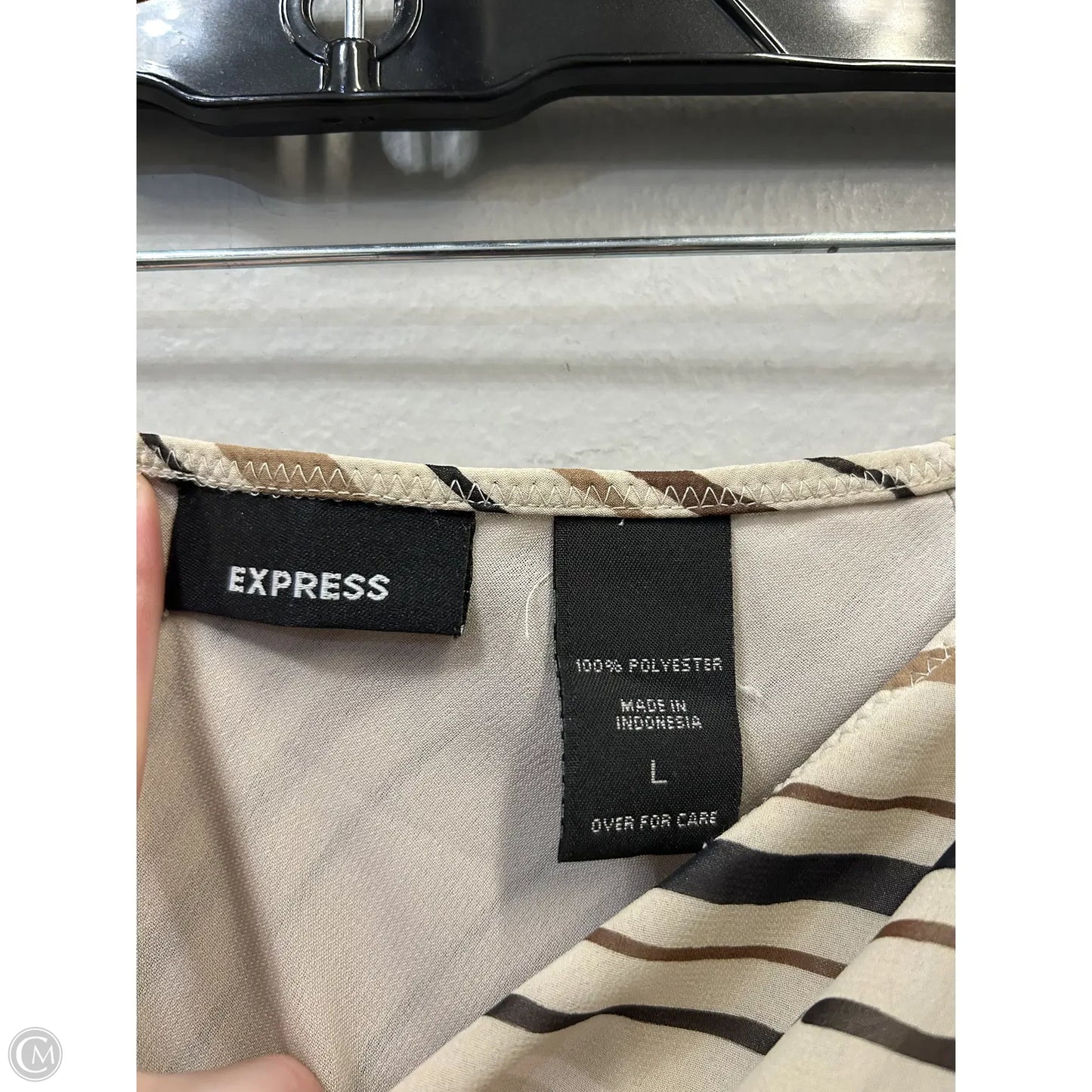 Skirt Mini & Short By Express In Brown & Tan, Size: 12