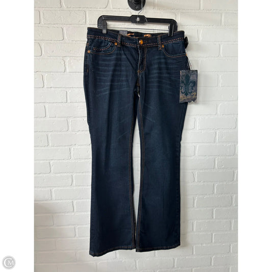 Jeans Boot Cut By Seven 7 In Blue Denim, Size: 10