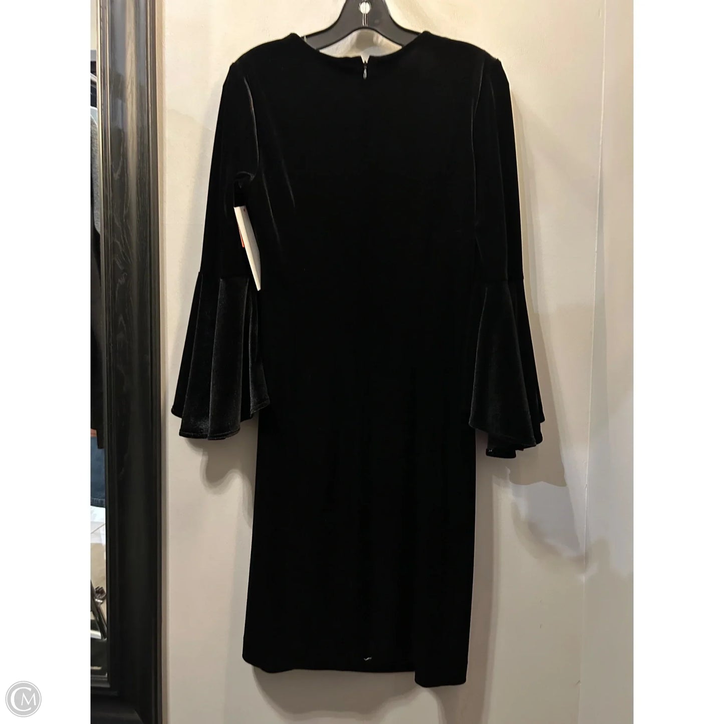 Dress Party Midi By Calvin Klein In Black, Size: L