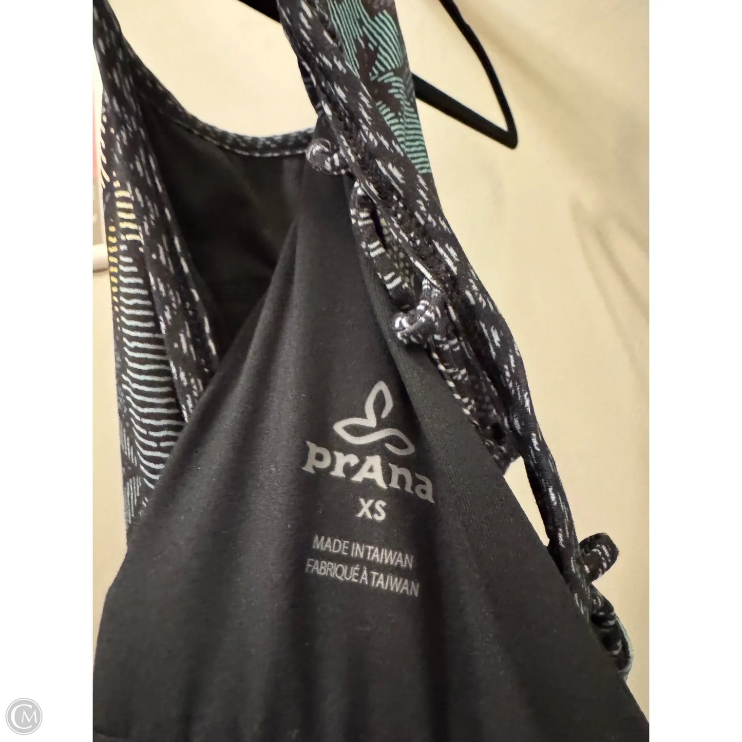 Athletic Dress By Prana In Black & Green, Size: Xs