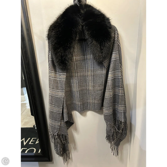 Shawl By Sasson In Black & Grey, Size: Osfm
