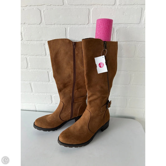 Boots Knee Flats By White Mountain In Brown, Size: 8