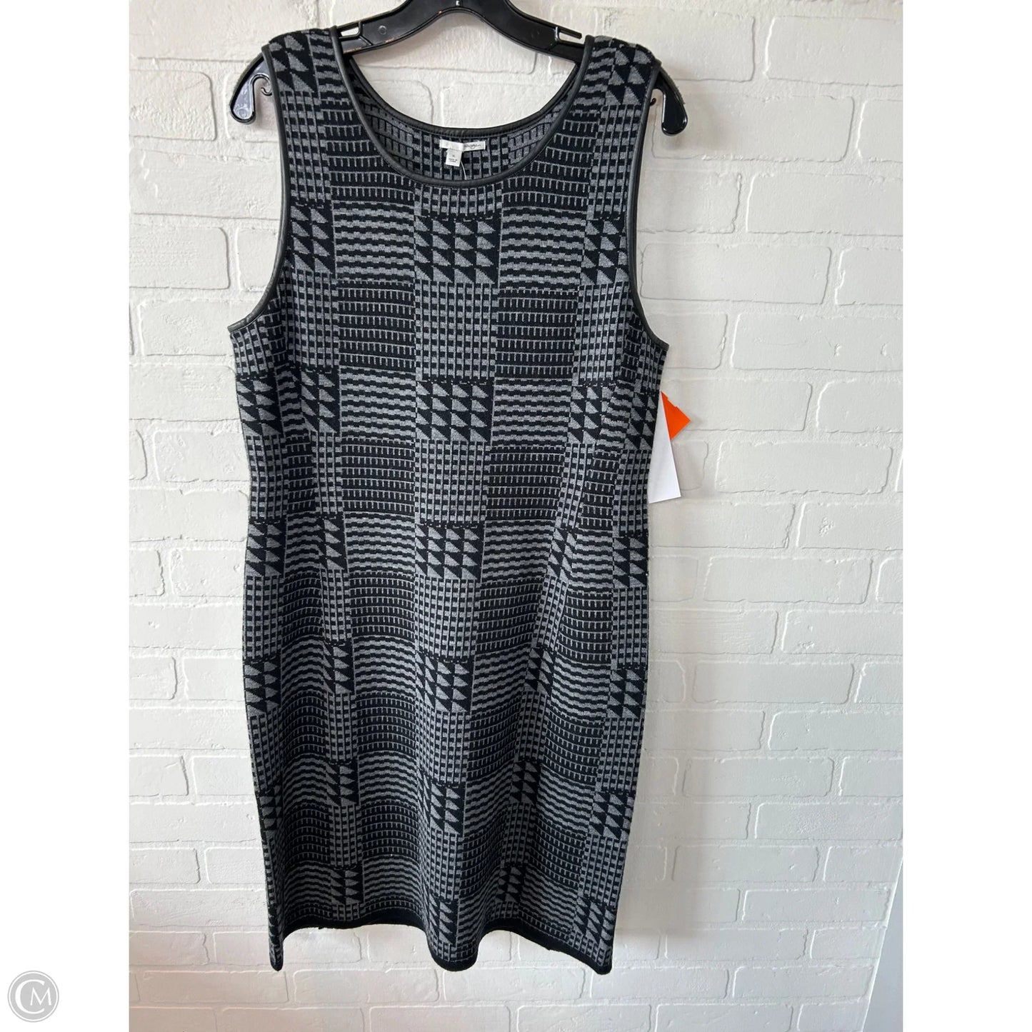 Dress Sweater By Halogen In Black & Grey, Size: Xl
