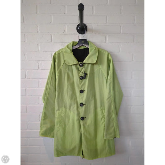 Jacket Windbreaker By UBU In Black & Green, Size: S