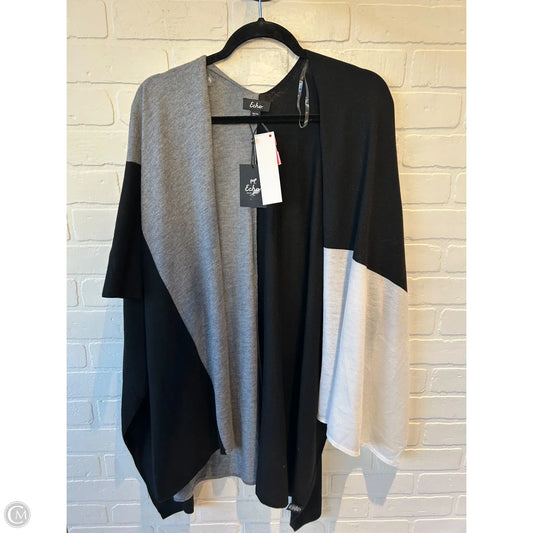 Shawl By Echo In Black & Grey, Size: Osfm